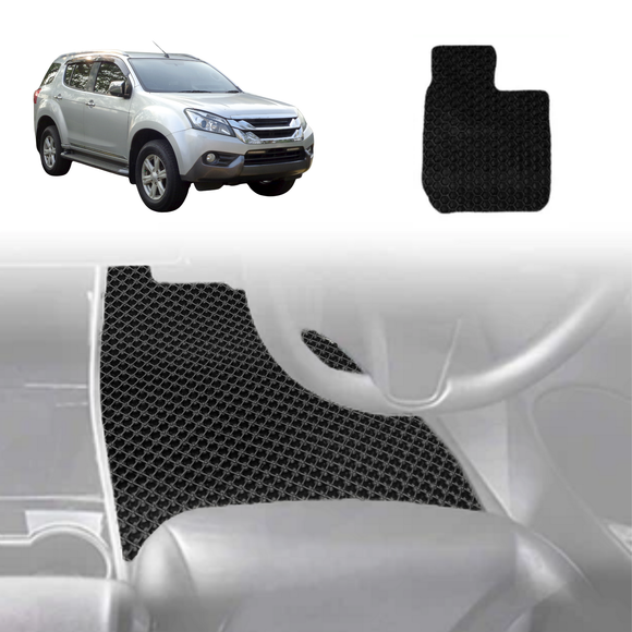 6D Diamond Car Floor Mats for Isuzu MU-X 2013 - 2020 RF - Custom-Fit Carpet Liner