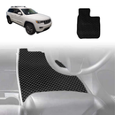 6D Diamond Car Floor Mats for Jeep Grand Cherokee 2011 - 2021 (WK) - Custom-Fit Carpet Liner-1