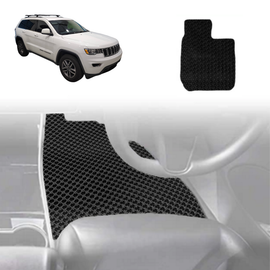 6D Diamond Car Floor Mats for Jeep Grand Cherokee 2011 - 2021 (WK) - Custom-Fit Carpet Liner