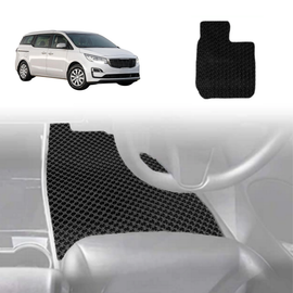 6D Diamond Car Floor Mats for Kia Carnival 2015 - 2020 (YP) - Custom-Fit Carpet Liner