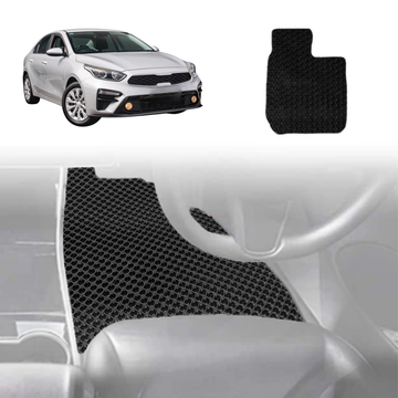 6D Diamond Car Floor Mats for Kia Cerato 2018 - Current (BD) - Custom-Fit Carpet Liner
