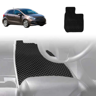 6D Diamond Car Floor Mats for Kia Rio 2016 - Current (YB SC) - Custom-Fit Carpet Liner