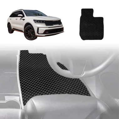 6D Diamond Car Floor Mats for Kia Sorento 2021 - Current (MQ4) - Custom-Fit Carpet Liner