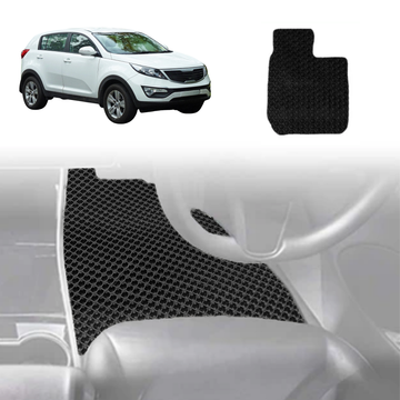 6D Diamond Car Floor Mats for Kia Sportage 2010 - 2015 - Custom-Fit Carpet Liner
