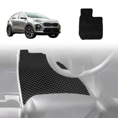 6D Diamond Car Floor Mats for Kia Sportage 2016 - 2021 (QL) - Custom-Fit Carpet Liner
