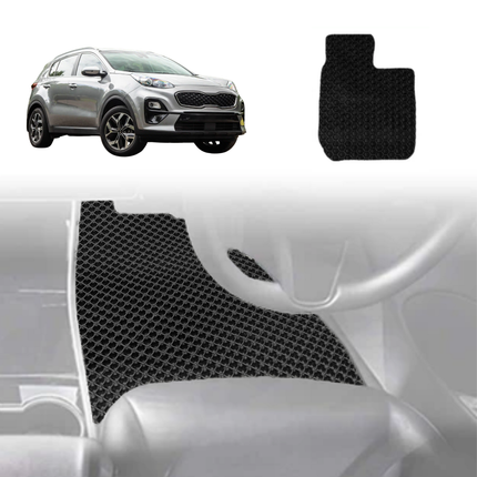 6D Diamond Car Floor Mats for Kia Sportage 2016 - 2021 (QL) - Custom-Fit Carpet Liner