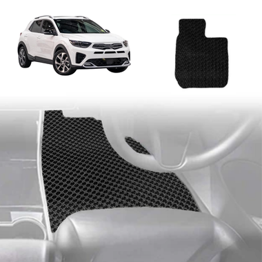 6D Diamond Car Floor Mats for Kia Stonic 2021 - Current YB - Custom-Fit Carpet Liner