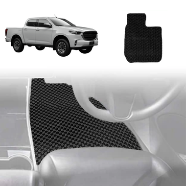 6D Diamond Car Floor Mats for Mazda BT-50 Dual Cab 2020 - 2024 (TF) - Custom-Fit Carpet Liner