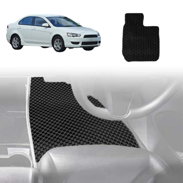 6D Diamond Car Floor Mats for Mitsubishi Lancer 2007 - 2017 Auto (CJ) - Custom-Fit Carpet Liner