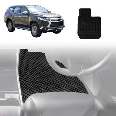 6D Diamond Car Floor Mats for Mitsubishi Pajero Sport 2015 - Current (KR/KS/QE/QF) - Custom-Fit Carpet Liner