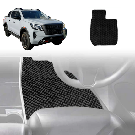 6D Diamond Car Floor Mats for Nissan Navara Dual Cab 2022 - Current Pro-4X - Custom-Fit Carpet Liner