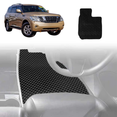 6D Diamond Car Floor Mats for Nissan Patrol Y62 2013 - Current (Y62) - Custom-Fit Carpet Liner