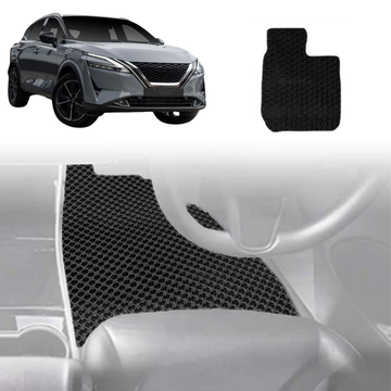6D Diamond Car Floor Mats for Nissan QASHQAI 2022 - Current (J12) - Custom-Fit Carpet Liner