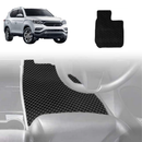6D Diamond Car Floor Mats for SsangYong Rexton 2017 - Current Y290, Y400, Y450 - Custom-Fit Carpet Liner-1