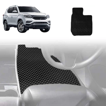 6D Diamond Car Floor Mats for SsangYong Rexton 2017 - Current Y290, Y400, Y450 - Custom-Fit Carpet Liner