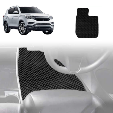 6D Diamond Car Floor Mats for SsangYong Rexton 2017 - Current Y290, Y400, Y450 - Custom-Fit Carpet Liner
