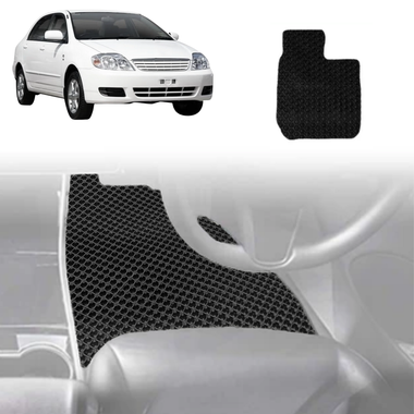 6D Diamond Car Floor Mats for Toyota Corolla 2002 - 2007 Hatch/Sedan (E120/130) - Custom-Fit Carpet Liner
