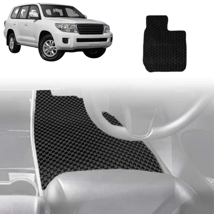 6D Diamond Car Floor Mats for Toyota LandCruiser 200 2012 - 2021 (GX GXL) - Custom-Fit Carpet Liner