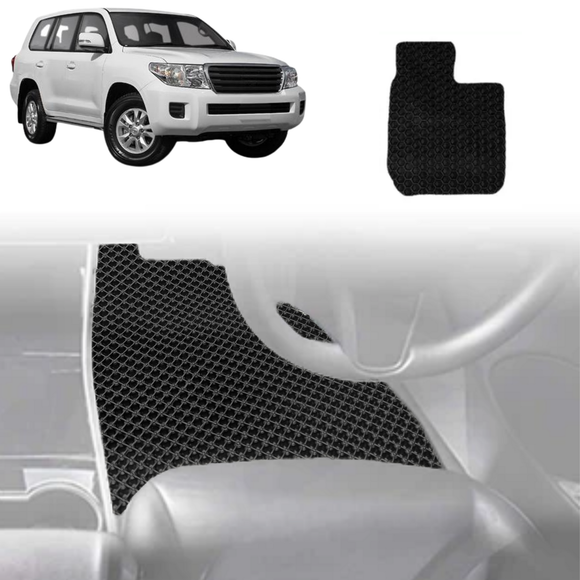 6D Diamond Car Floor Mats for Toyota LandCruiser 200 2012 - 2021 (GX GXL) - Custom-Fit Carpet Liner