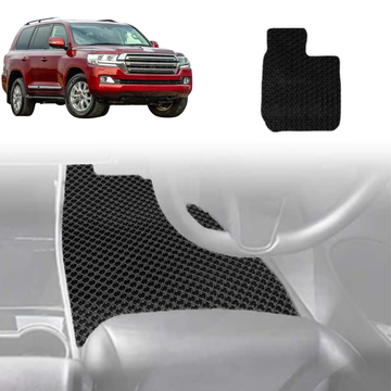6D Diamond Car Floor Mats for Toyota LandCruiser 200 2012 - 2021 (Sahara) - Custom-Fit Carpet Liner