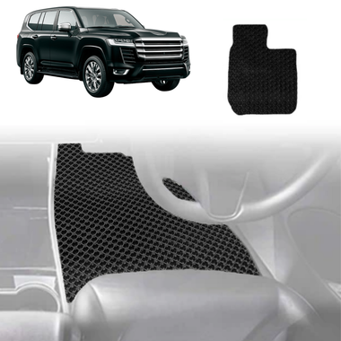 6D Diamond Car Floor Mats for Toyota LandCruiser 300 2021 - Current - Custom-Fit Carpet Liner