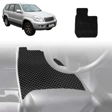 6D Diamond Car Floor Mats for Toyota Prado 2002 - 2009 (J120) - Custom-Fit Carpet Liner