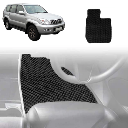 6D Diamond Car Floor Mats for Toyota Prado 2002 - 2009 (J120) - Custom-Fit Carpet Liner
