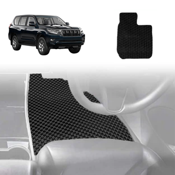 6D Diamond Car Floor Mats for Toyota Prado 2013 - 2024 (J150) - Custom-Fit Carpet Liner