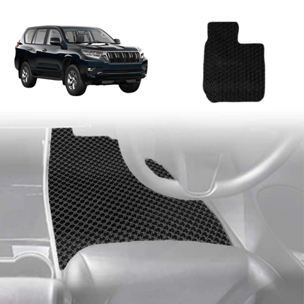 6D Diamond Car Floor Mats for Toyota Prado 2013 - 2024 (J150) - Custom-Fit Carpet Liner