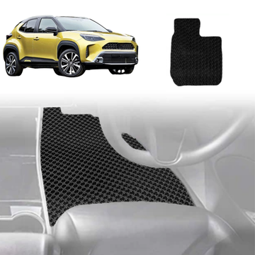 6D Diamond Car Floor Mats for Toyota Yaris Cross 2020 - Current - Custom-Fit Carpet Liner