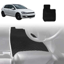 6D Diamond Car Floor Mats for VolksWagen Golf 2013 - 2021 Hatch/Wagon (MK7) - Custom-Fit Carpet Liner-1