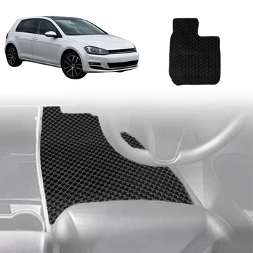 6D Diamond Car Floor Mats for VolksWagen Golf 2013 - 2021 Hatch/Wagon (MK7) - Custom-Fit Carpet Liner