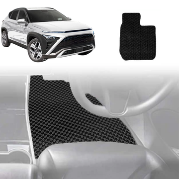 6D Diamond Car Floor Mats for Hyundai Kona 2023 - Current (SX2 Petrol) - Custom-Fit Carpet Liner