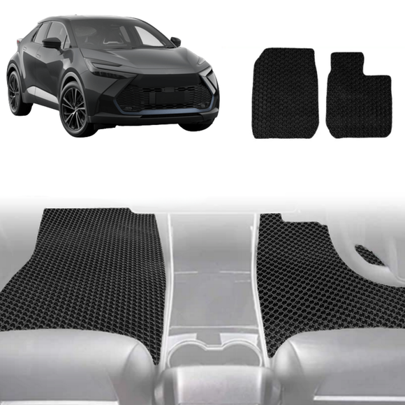 6D Diamond Car Floor Mats for Toyota C-HR 2024 - Current Koba - Custom-Fit Carpet Liner