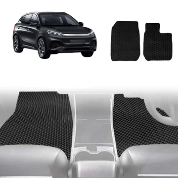 6D Diamond Car Floor Mats for BYD Atto 3 2022 - Current - Custom-Fit Carpet Liner - 0