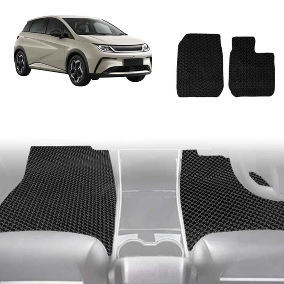 6D Diamond Car Floor Mats for BYD Dolphin 2023 - Current (Dynamic,Premium) - Custom-Fit Carpet Liner