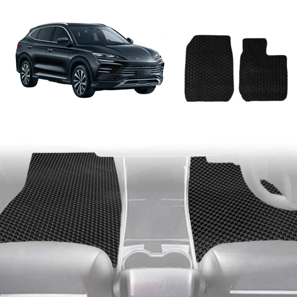 6D Diamond Car Floor Mats for BYD Sealion 6 2024 - Current (SA3) - Custom-Fit Carpet Liner