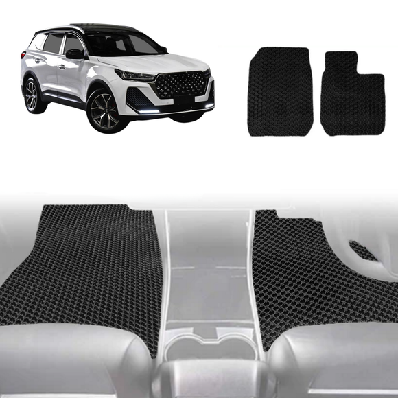 6D Diamond Car Floor Mats for Chery Tiggo 7 Pro 2023 - Current (T32) Elite, Urban, Ultimate - Custom-Fit Carpet Liner
