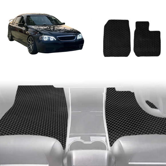 6D Diamond Car Floor Mats for Ford Falcon 2002 - 2008 (BA BF) - Custom-Fit Carpet Liner