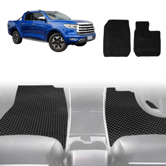 6D Diamond Car Floor Mats for GWM Haval Great Wall Cannon Ute 2019 - Current NPW - Custom-Fit Carpet Liner