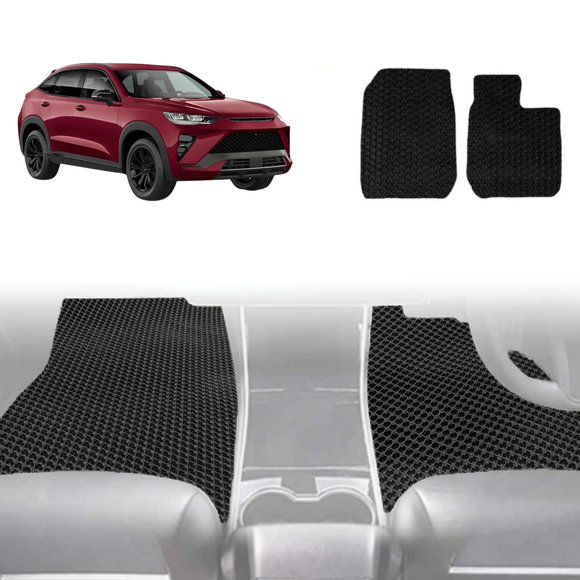 6D Diamond Car Floor Mats for GWM Haval H6GT 2021 - Current (Coupe) - Custom-Fit Carpet Liner