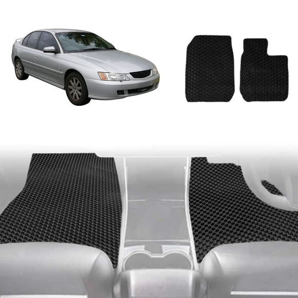 6D Diamond Car Floor Mats for Holden Commodore 1997 - 2006 (VT VX VY VZ) - Custom-Fit Carpet Liner