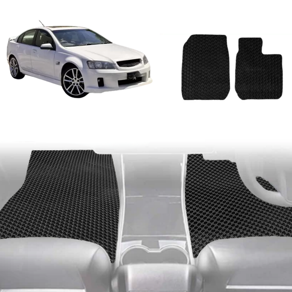 6D Diamond Car Floor Mats for Holden Commodore 2007 - 2013 (VE) - Custom-Fit Carpet Liner
