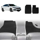 6D Diamond Car Floor Mats for Honda Civic 2016 - 2021 (10th Gen) - Custom-Fit Carpet Liner-17