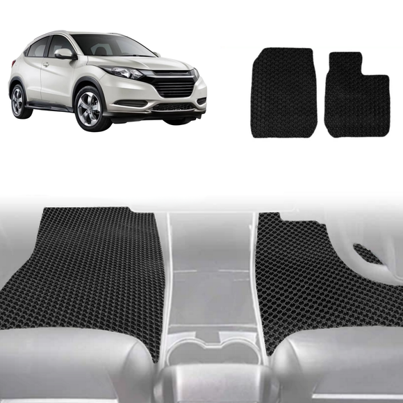 6D Diamond Car Floor Mats for Honda HR-V 2015 - 2021 (RU) - Custom-Fit Carpet Liner