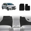 6D Diamond Car Floor Mats for Honda Jazz 2014 - 2021 (FIT GK/GH/GP) - Custom-Fit Carpet Liner-3