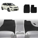 6D Diamond Car Floor Mats for Hyundai Accent 2011 - 2018 (R8) - Custom-Fit Carpet Liner-17