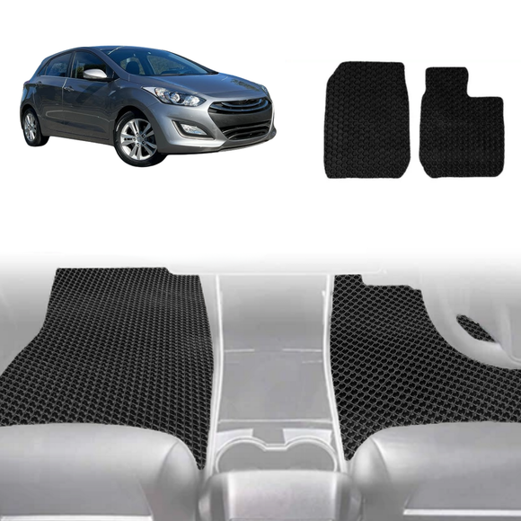 6D Diamond Car Floor Mats for Hyundai i30 2012 - 2016 (GD) - Custom-Fit Carpet Liner