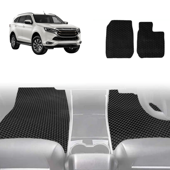 6D Diamond Car Floor Mats for Isuzu MU-X 2021 - Current RJ - Custom-Fit Carpet Liner