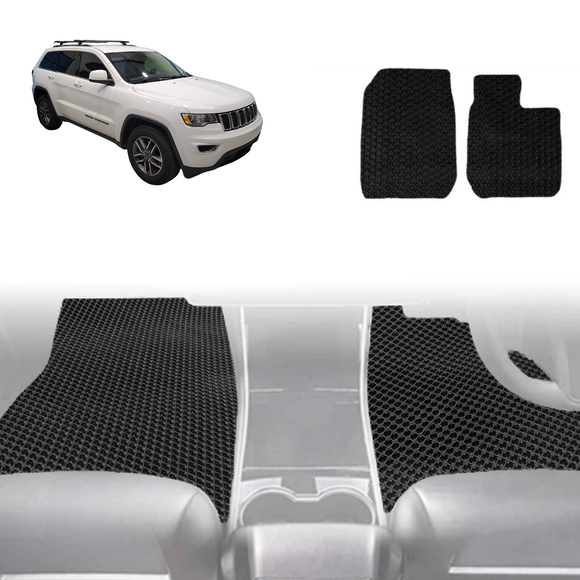 6D Diamond Car Floor Mats for Jeep Grand Cherokee 2011 - 2021 (WK) - Custom-Fit Carpet Liner